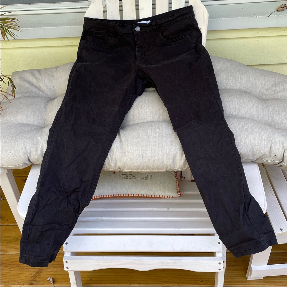 LOFT black stretch jeans size 12